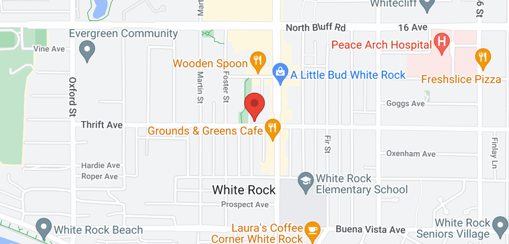 map of 301 15165 THRIFT AVENUE